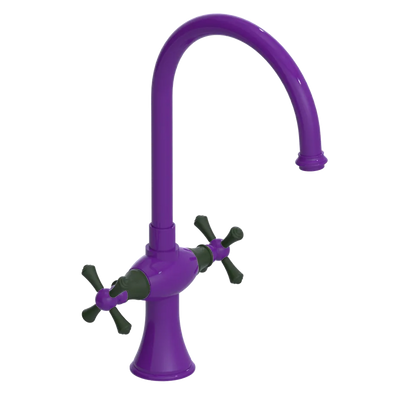 Rubinet Two Handle Single Hole Kitchen Set Purple Haze
