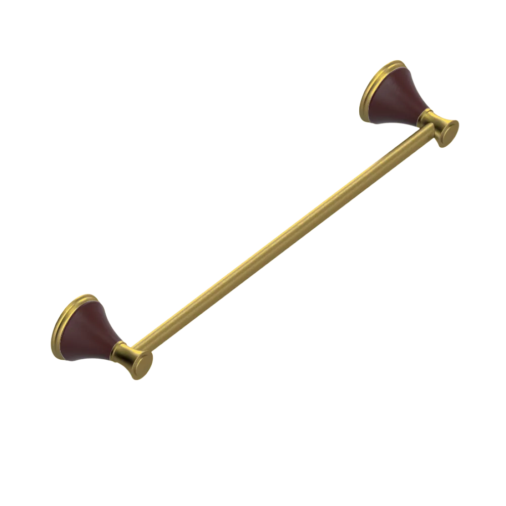 Rubinet Towel Bar 18" Antique Brass Matt