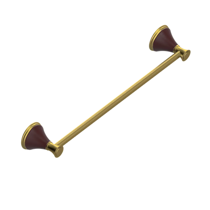 Rubinet Towel Bar 18" Antique Brass Matt