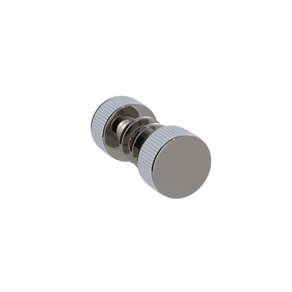 Rubinet Shower Door Knob (set) Polished Nickel