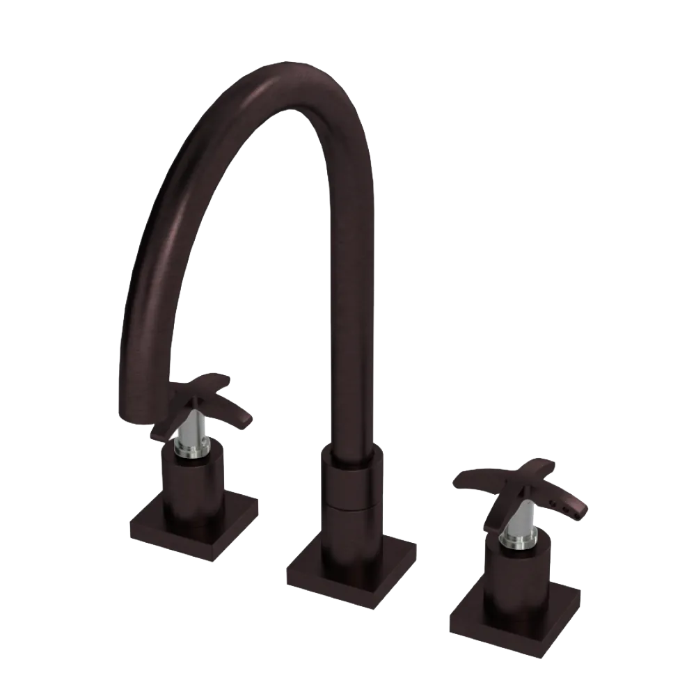 Rubinet Widespread Kitchen Set Oil Rubbed Bronze