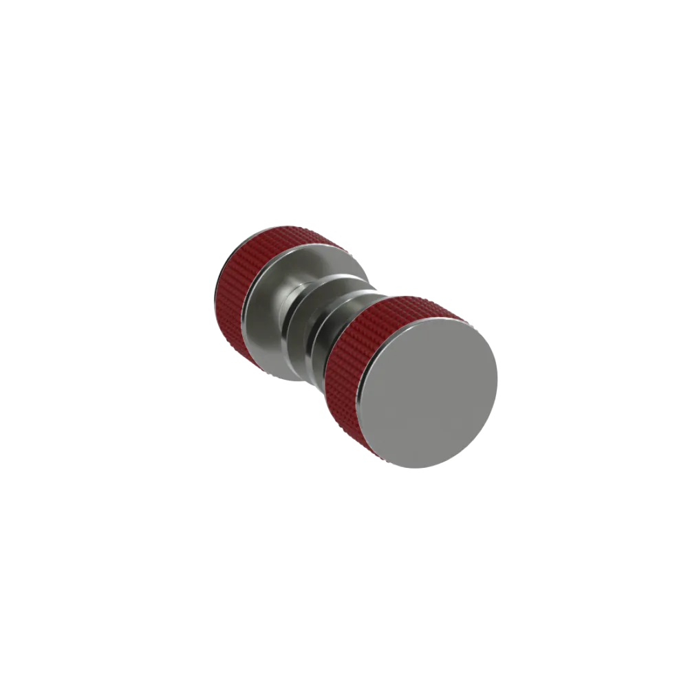 Rubinet Shower Door Knob (set) Satin Nickel
