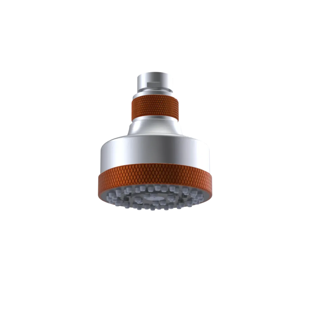 Rubinet 3 FUNCTION SHOWER HEAD Satin Chrome