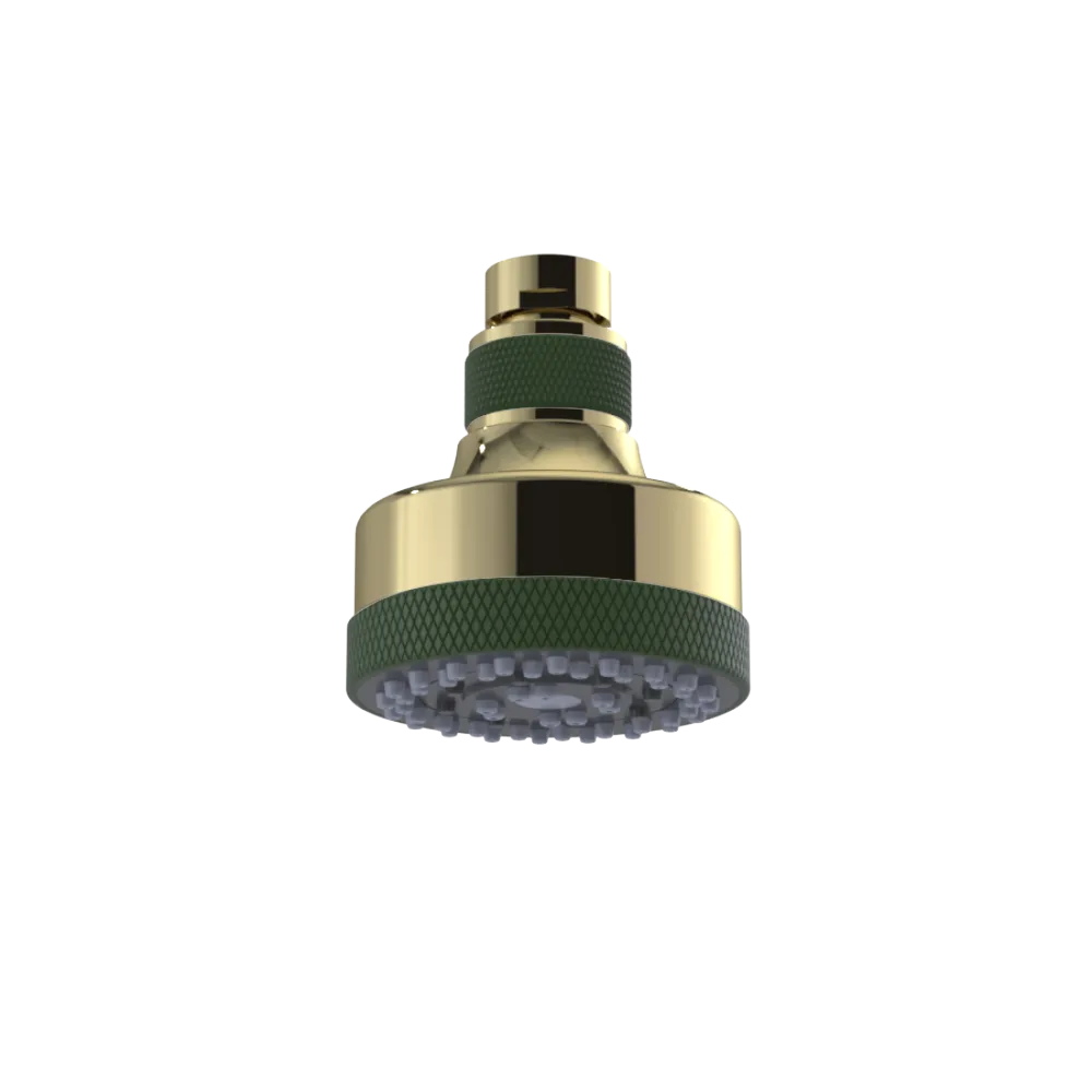 Rubinet 3 FUNCTION SHOWER HEAD Natural Brass