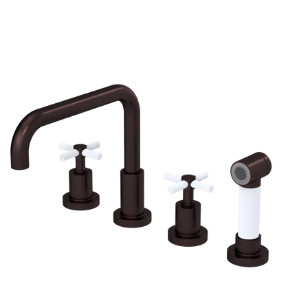 Rubinet Widespread Kitchen Set with Hand Spray Oil Rubbed Bronze