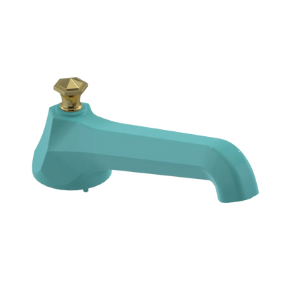 Rubinet Tub Filler Spout Deck Mount Aqua