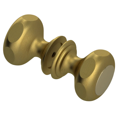 Rubinet Shower Door Knob (set) Antique Brass Matt