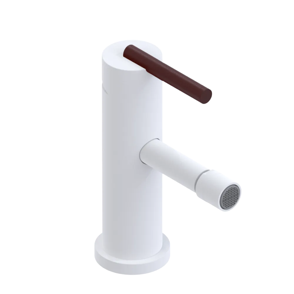 Rubinet Single Control Bidet Fitting (less drain) Matt White