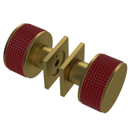 Rubinet Shower Door Knob (set) Antique Brass Matt