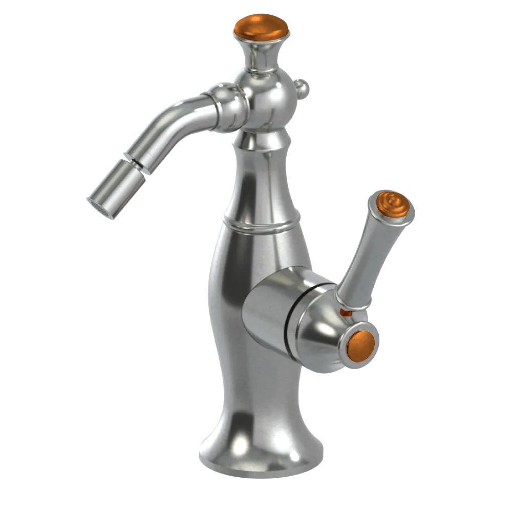 Rubinet Single Control Bidet Fitting (less drain) Satin Nickel