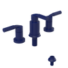 Rubinet Bidet Fitting with Spray, Diverter, and Vacuum Breaker (less drain) Midnight Blue
