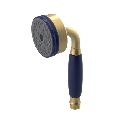 Rubinet 3 Function Hand Held Shower Only Satin Brass