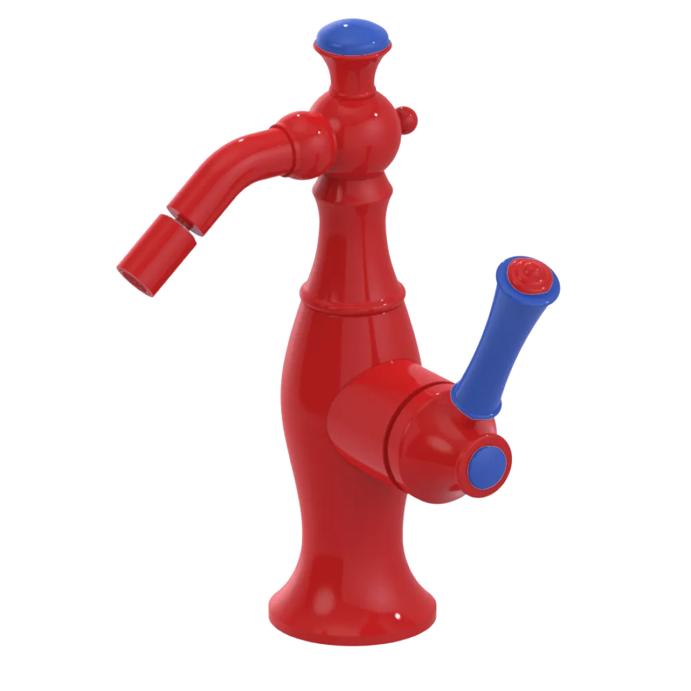Rubinet Single Control Bidet Fitting (less drain) Red