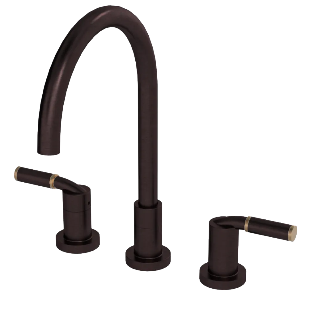 Rubinet Widespread Kitchen Set Oil Rubbed Bronze