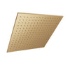 Baril Square 16" anti-limestone shower head