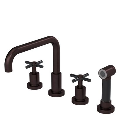 Rubinet Widespread Kitchen Set with Hand Spray Oil Rubbed Bronze