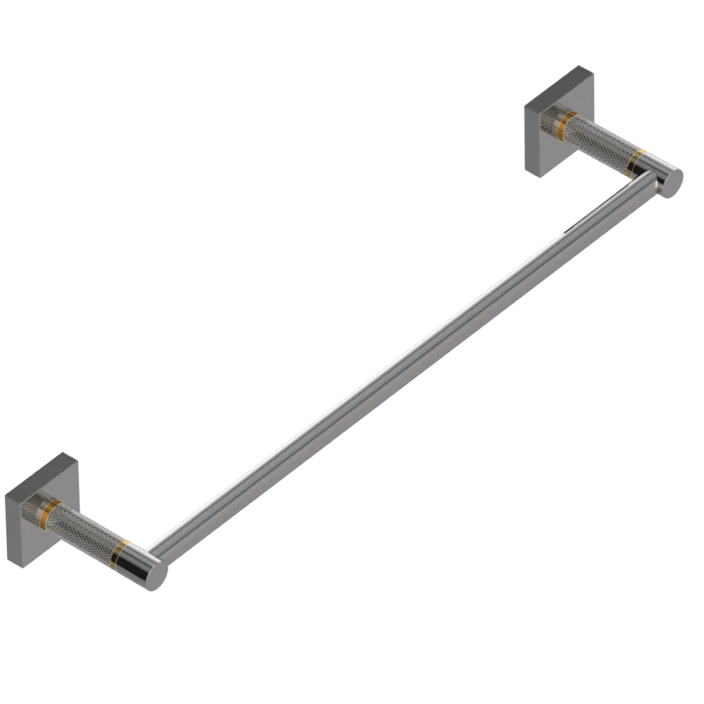 Rubinet 18" TOWEL BAR Polished Nickel