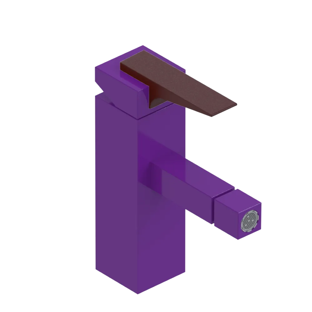 Rubinet Single Control Bidet Fitting (less drain) Purple Haze