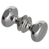 Rubinet Shower Door Knob (set) Polished Nickel