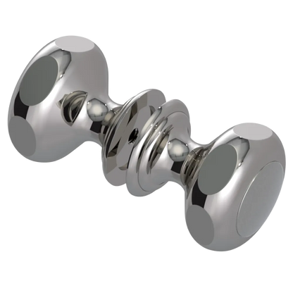 Rubinet Shower Door Knob (set) Polished Nickel