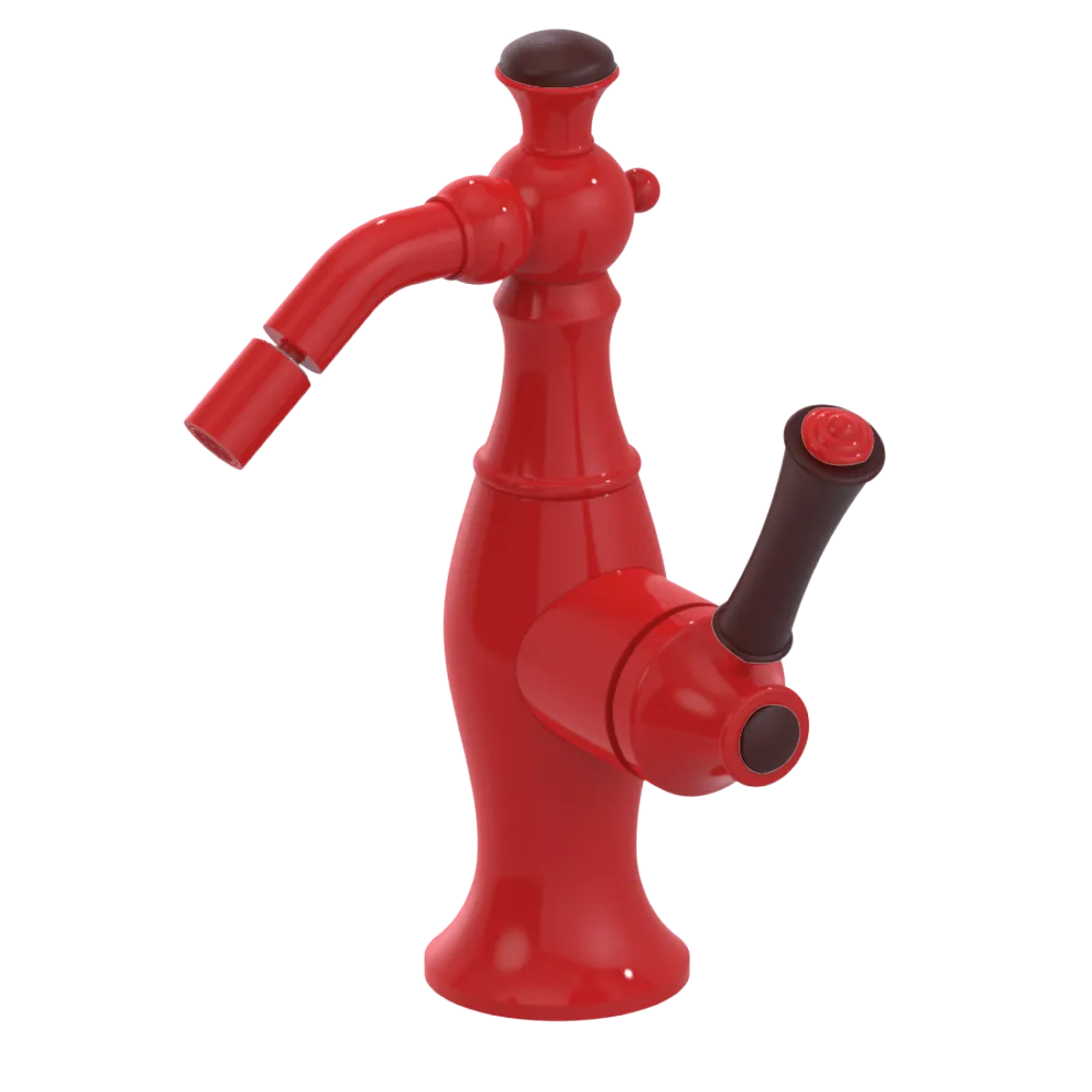 Rubinet Single Control Bidet Fitting (less drain) Red