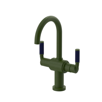 Rubinet Single Hole Dual Handle Lav. Set. (less drain) Green Envy
