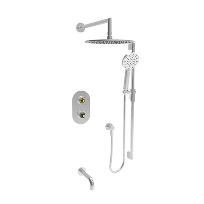 Baril Complete thermostatic pressure balanced shower kit without handle