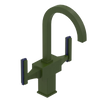 Rubinet Single Hole Dual Handle Lav. Set. (less drain) Green Envy