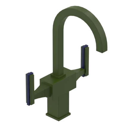 Rubinet Single Hole Dual Handle Lav. Set. (less drain) Green Envy