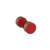 Rubinet Shower Door Knob (set) Red
