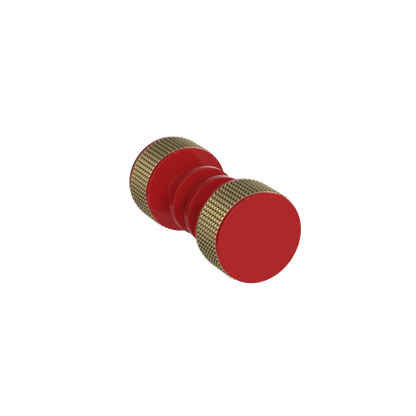 Rubinet Shower Door Knob (set) Red