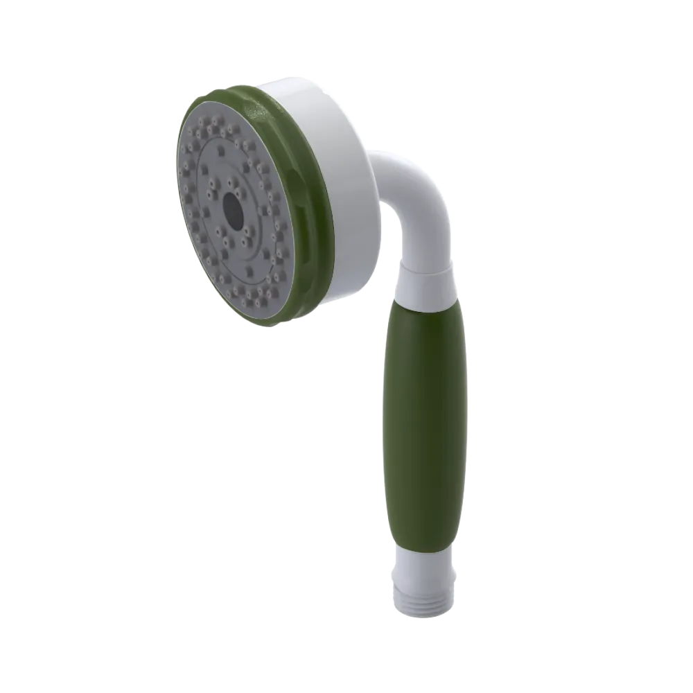 Rubinet 3 Function Hand Held Shower Only White