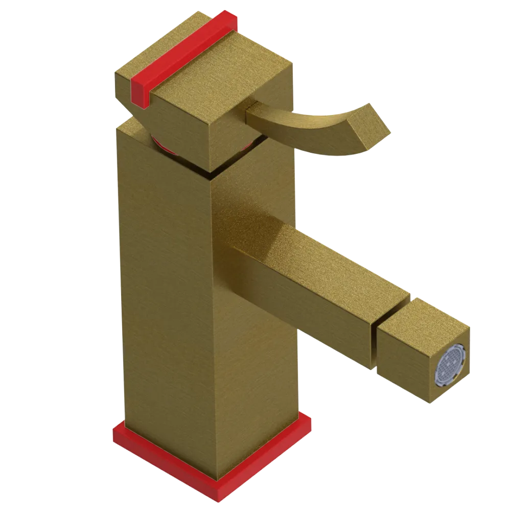 Rubinet Single Control Bidet Fitting (less drain) Antique Brass Matt