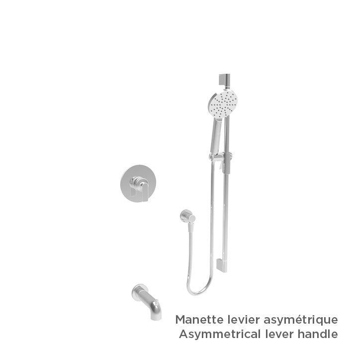 Baril Complete pressure balanced shower kit without handle