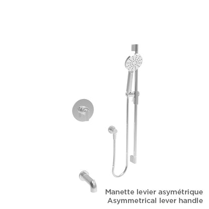 Baril Complete pressure balanced shower kit without handle