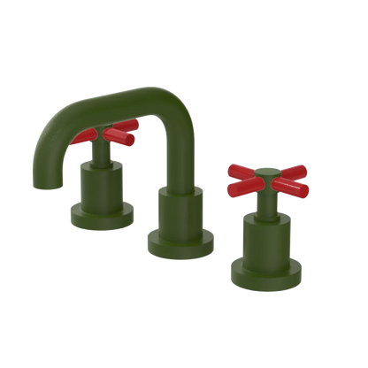 Rubinet Widespread Lav. Set. (less drain) Green Envy