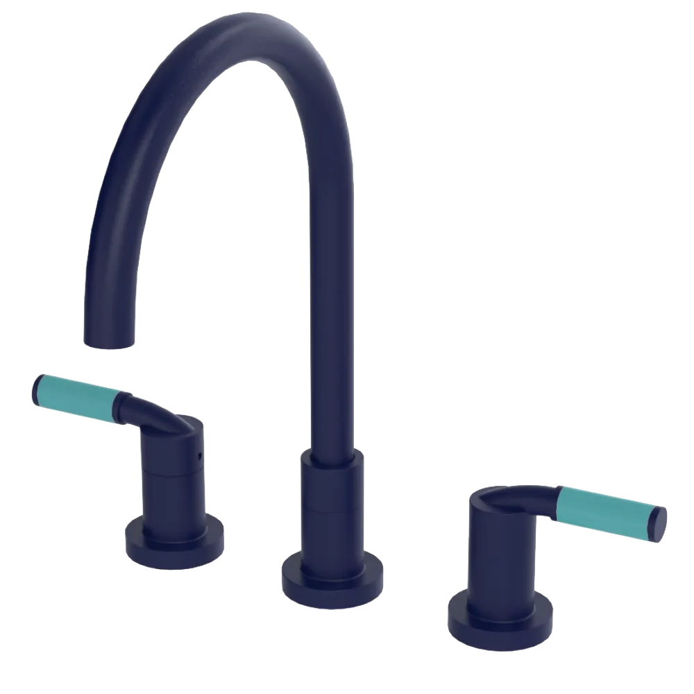Rubinet Widespread Kitchen Set Midnight Blue
