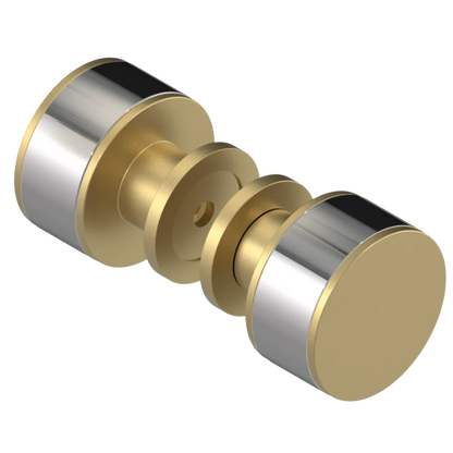 Rubinet Shower Door Knob (set) Satin Brass