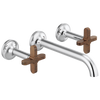 Brizo Two Handle Wall Mount Lavatory Faucet Less Handles