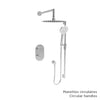 Baril Complete thermostatic pressure balanced shower kit without handle