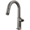 Brizo Pull Down Prep Faucet With Arc Spout Less Handle
