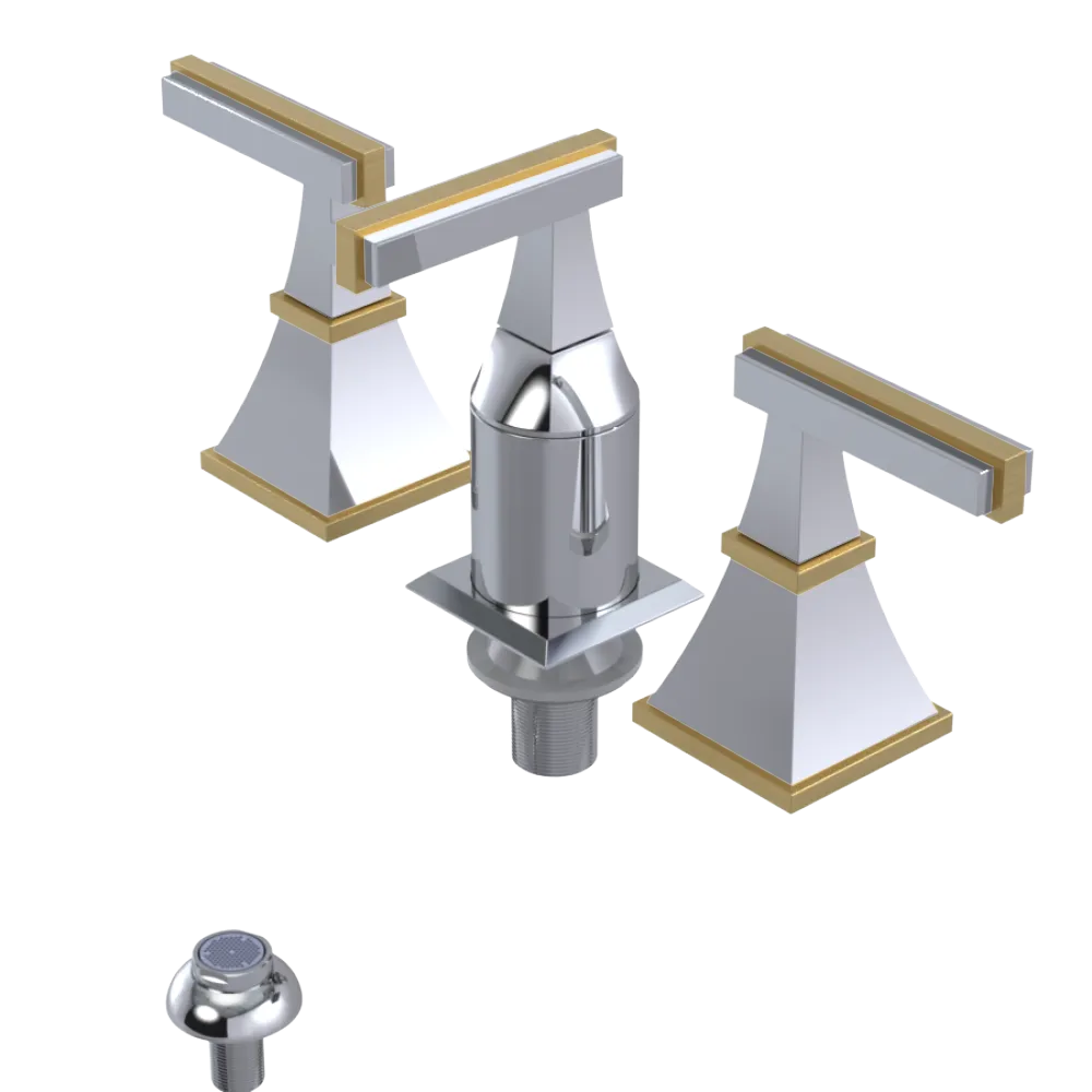 Rubinet Bidet Fitting with Spray, Diverter, and Vacum Breaker (Less Drain) Chrome