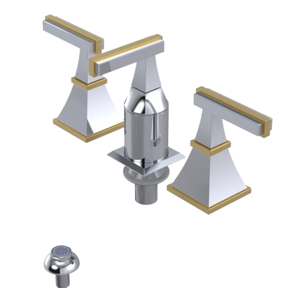 Rubinet Bidet Fitting with Spray, Diverter, and Vacum Breaker (Less Drain) Chrome