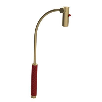 Rubinet Hand Held Shower Bidet Only Satin Brass