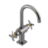 Rubinet Single Hole Dual Handle Lav. Set. (less drain) Polished Nickel