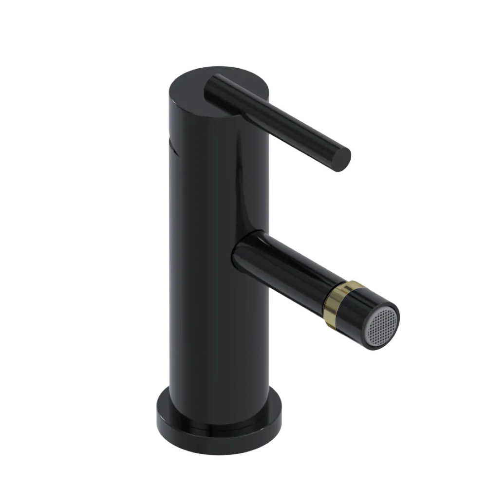 Rubinet Single Control Bidet Fitting (less drain) Black
