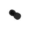 Rubinet Shower Door Knob (set) Matt Black