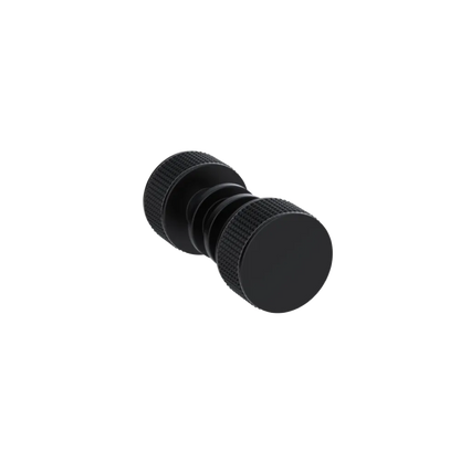 Rubinet Shower Door Knob (set) Matt Black