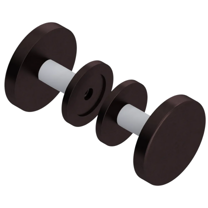 Rubinet Shower Door Knob (set) Oil Rubbed Bronze