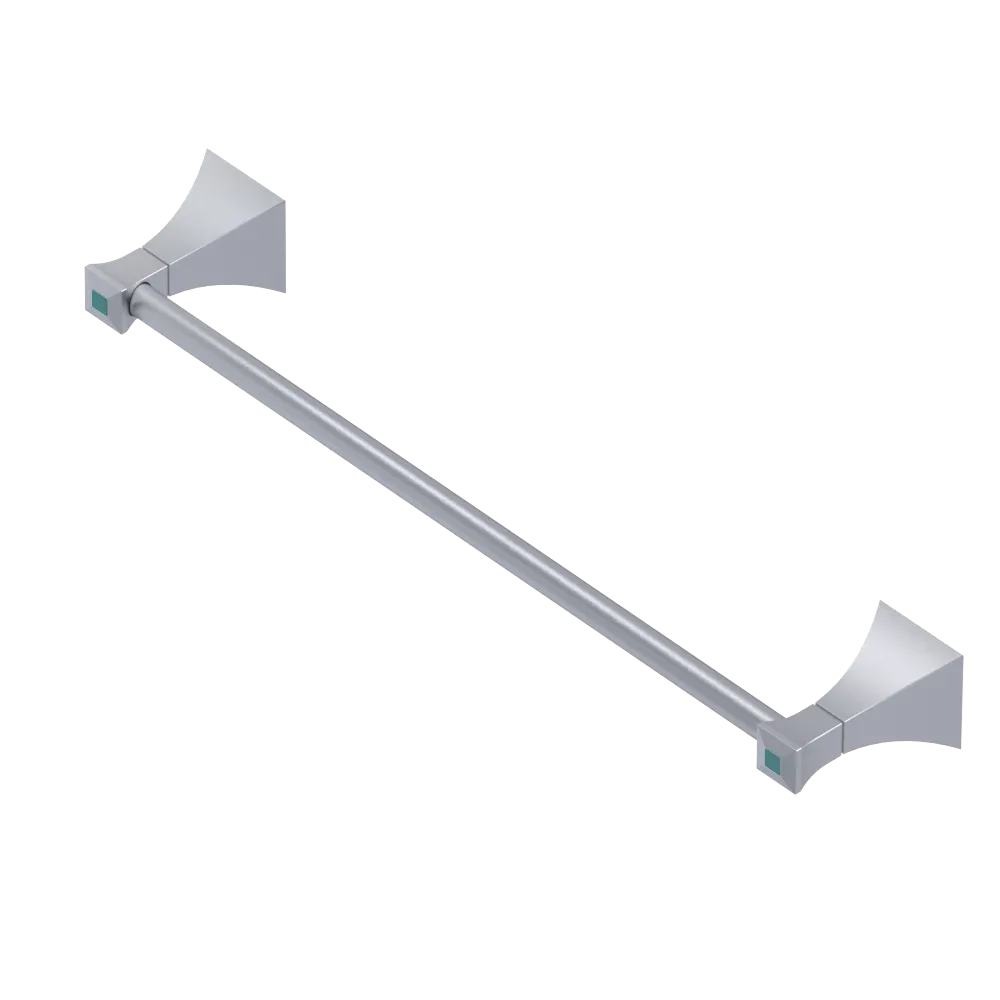 Rubinet Towel Bar 24" Satin Chrome
